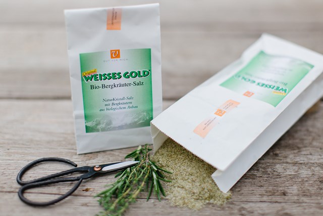  WEISSES GOLD® BIO BergKräutersalz 200g